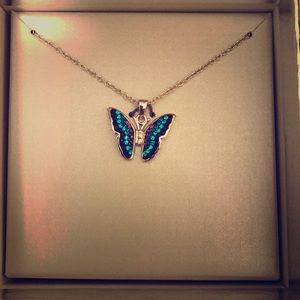 Sterling Silver Butterfly Necklace